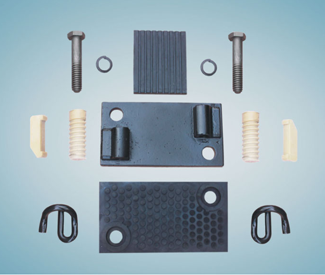 E Clip Rail Fastening System